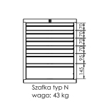 Stół warsztatowy CSW 17 ZNN